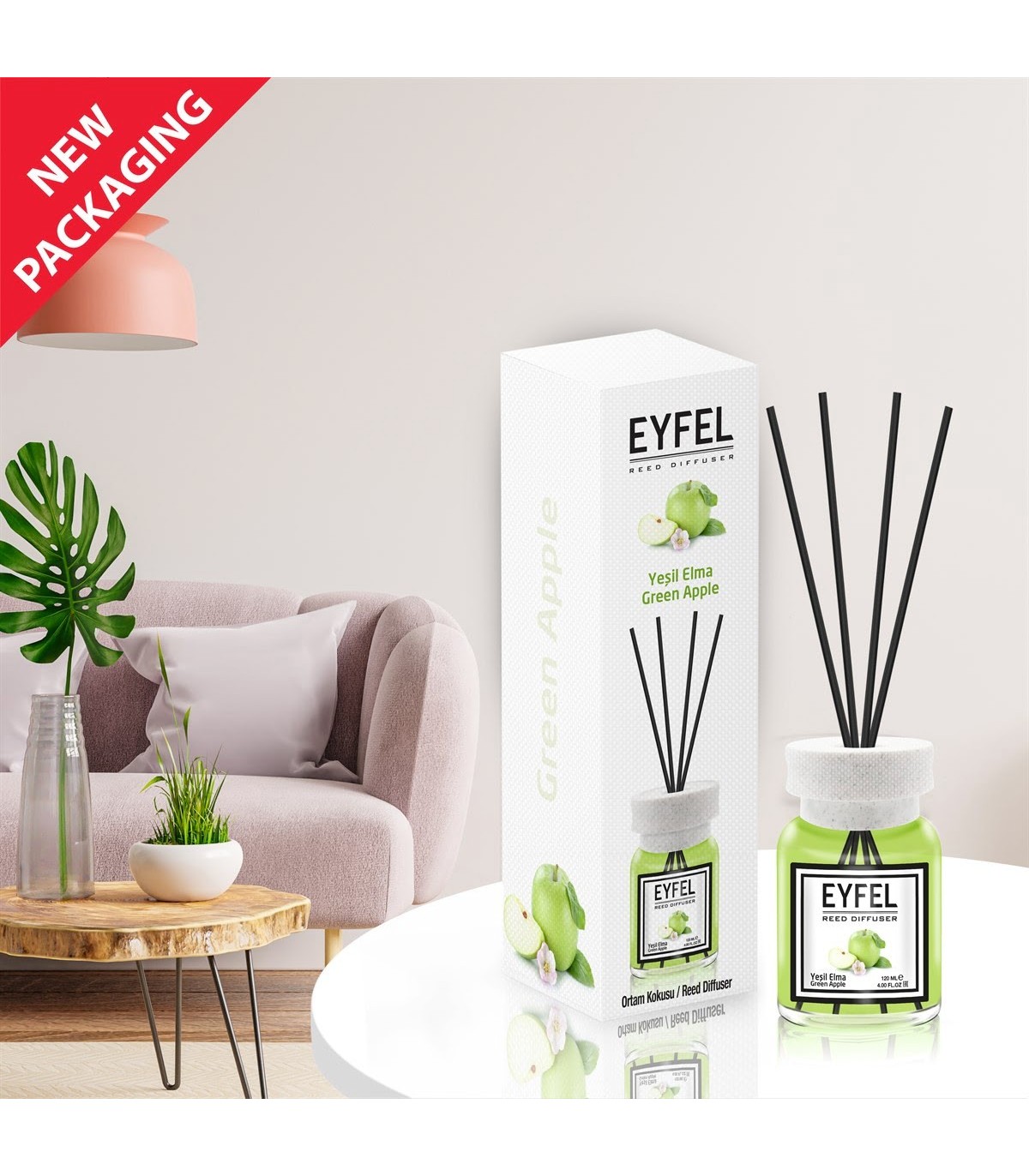 خرید-خوشبو-کننده-هوا-eyfel-ایفل-رایحه-سیب-سبز-green-apple-حجم-120-میلی-لیتر